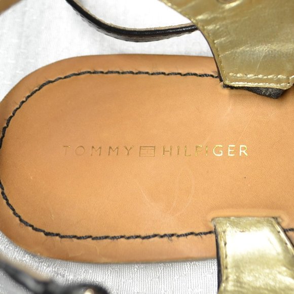 Tommy Hilfiger Navy Sandals Sz 8M - Picture 4 of 5